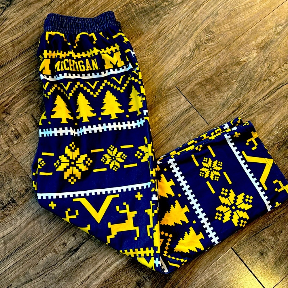 Mens U of M Pajama Pants size large